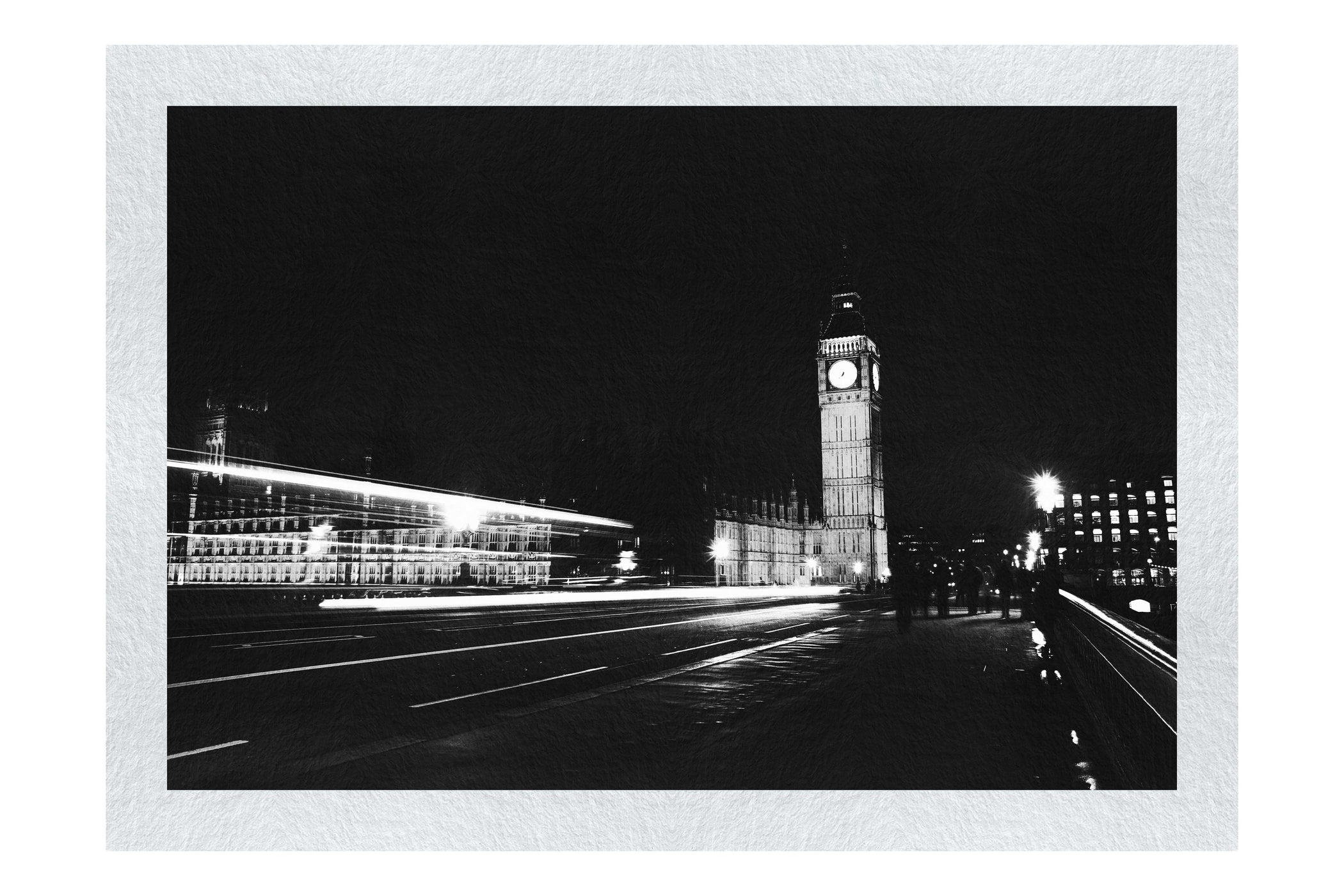 Big Ben Long Exposure - Monochrome Fine Art Print - Rare Edition Category