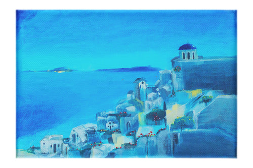 Santorini - LEDESMA Artwork - Canvas Print - Rare Edition Category