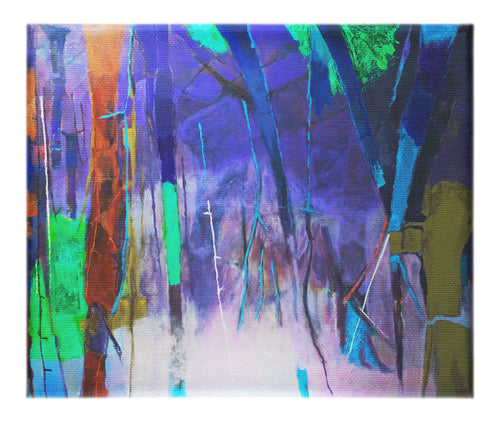 My grandfather's back yard - LEDESMA Artwork - Canvas Print - Abstract Category