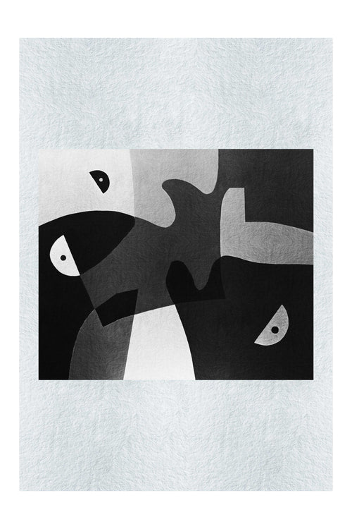 Abstract Harmony - LEDESMA Artwork - Monochrome Fine Art Print - Abstract Category