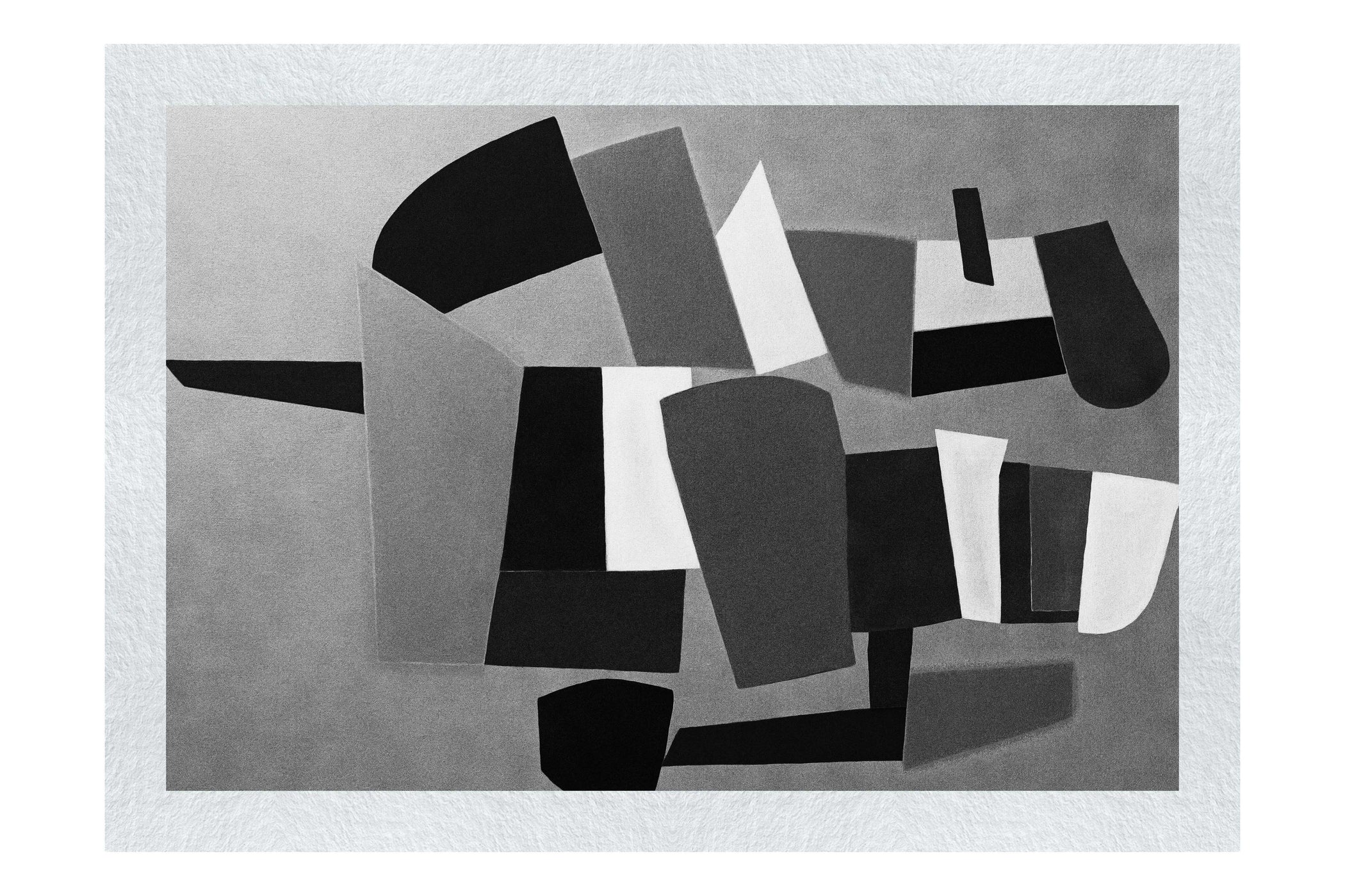 A Balancing Act - Monochrome Fine Art Print - Abstract Category
