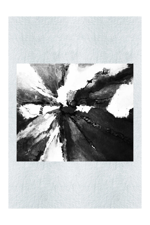 The Big Bang - LEDESMA Artwork - Monochrome Fine Art Print - Abstract Category
