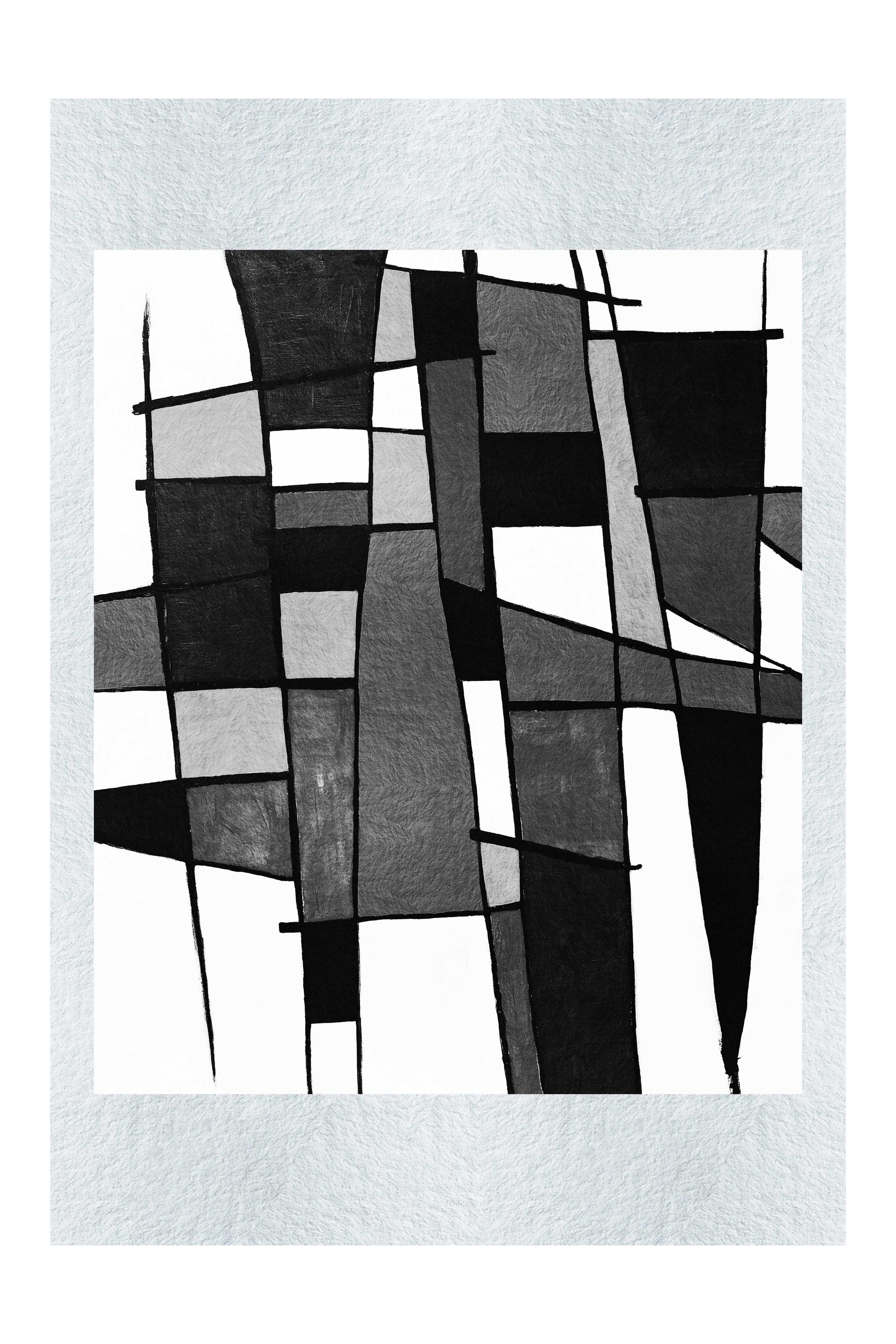Visperas: Festival Memory - Monochrome Fine Art Print - Abstract Category