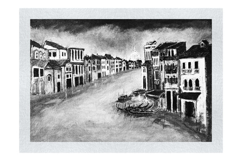 Venice in Solitude - LEDESMA Artwork - Monochrome Fine Art Print - Rare Edition Category