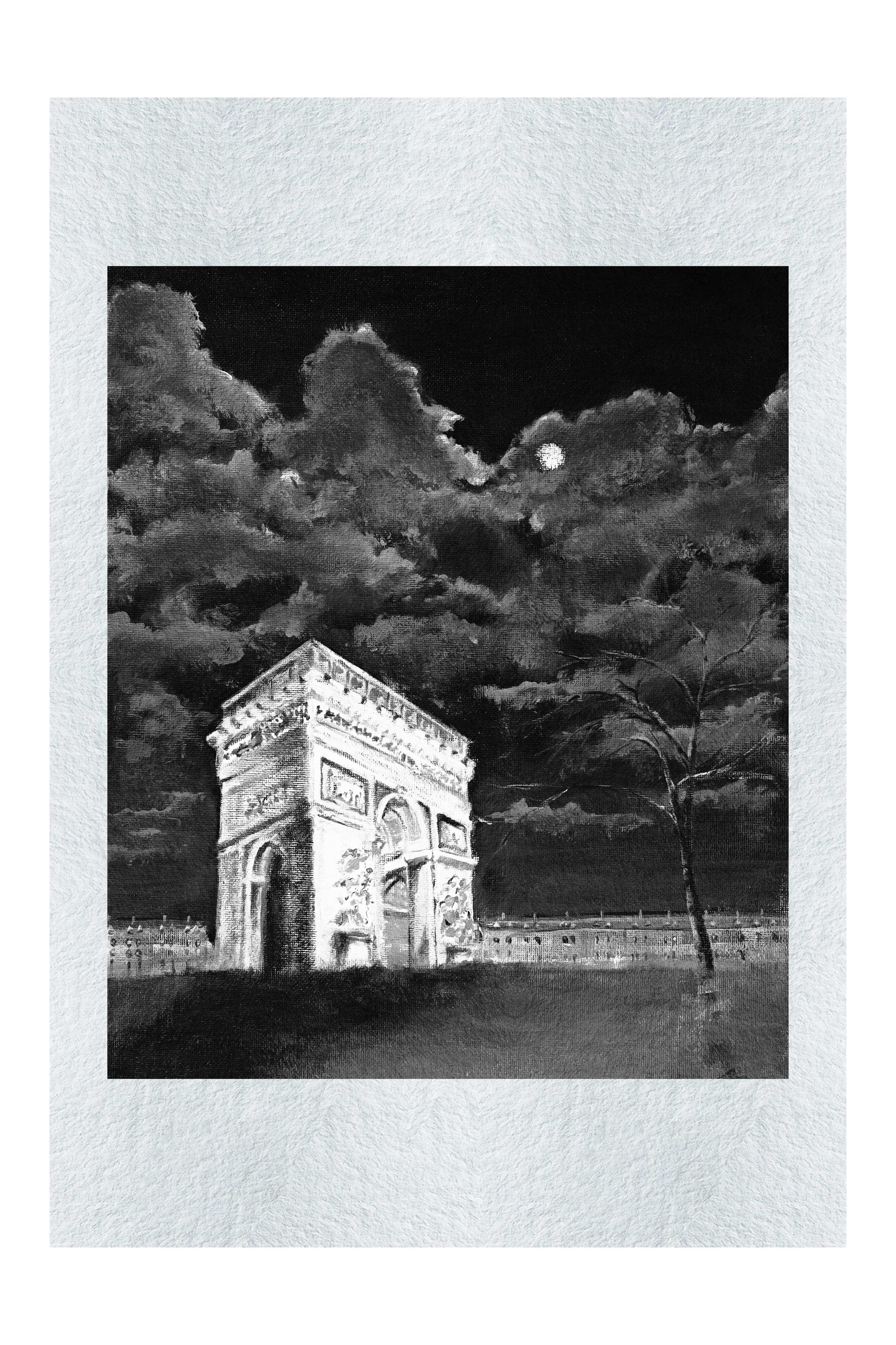 L'Etoile - LEDESMA Artwork - Monochrome Fine Art Print - Rare Edition Category