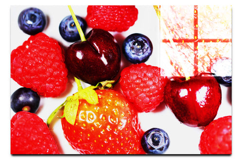 Mixed Fruits - Acrylic Print - Food Art Category