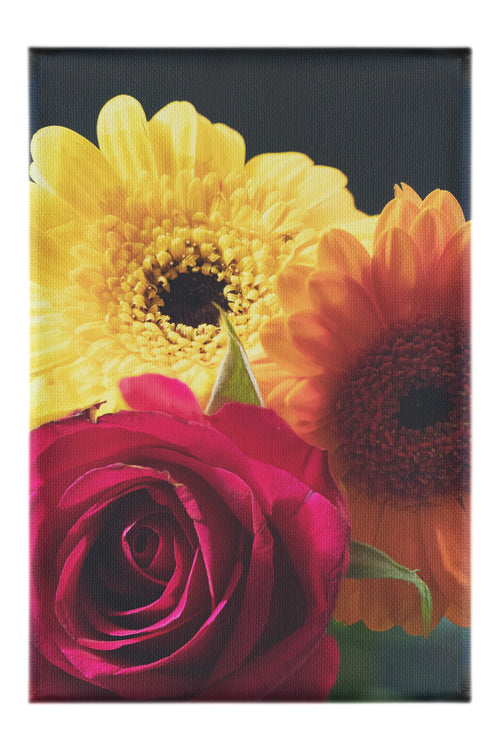 Floral Harmony - Canvas Print - Flowers & Plants Category