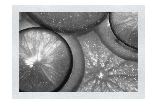 Citrus Crescents - Monochrome Fine Art Print - Food Art Category