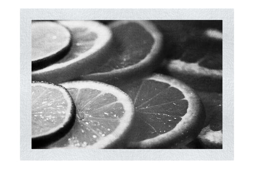 Citrus Splash - Monochrome Fine Art Print - Food Art Category