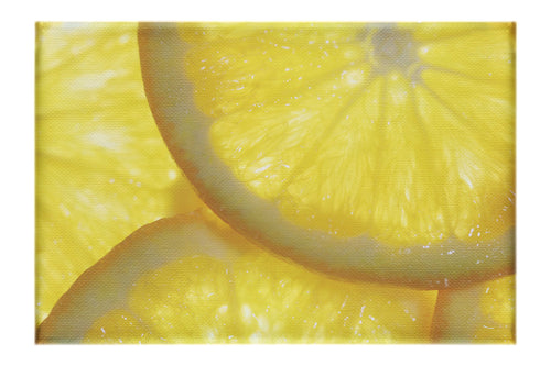 Citrus Sunburst: Orange Slice Symphony - Canvas Print - Food Art Category