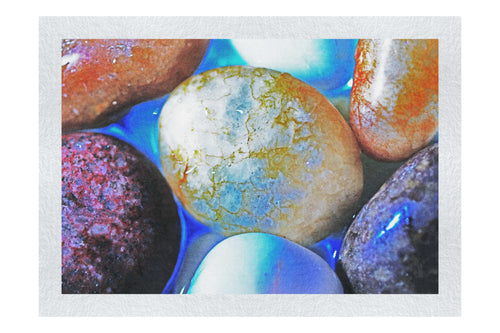 Aquatic Constellations: Pebbles in Blue - Fine Art Print - Creative Category