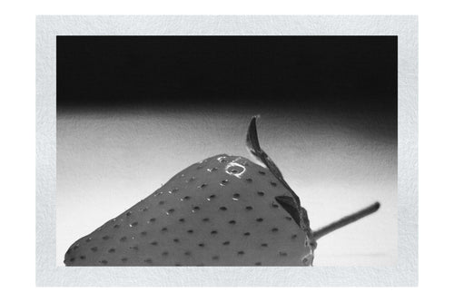 Strawberry Delight - Monochrome Fine Art Print - Food Art Category
