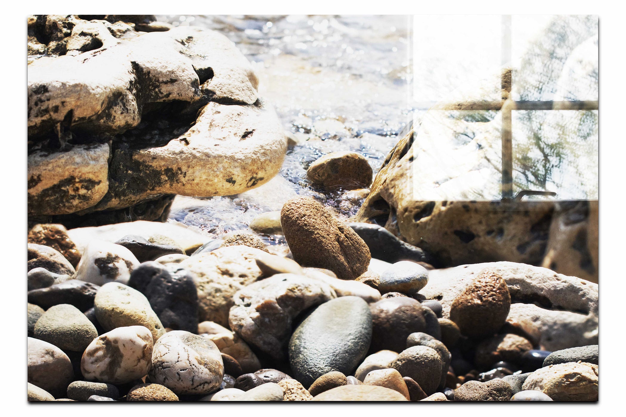 Wave On Pebbles - Acrylic Print - Rare Edition Category
