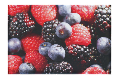 Berry Bounty: A Burst of Flavour - Canvas Print - Food Art Category