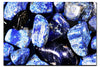 Ocean's Heart: Lapis Lazuli Gems - Acrylic Print - Creative Category