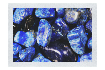 Ocean's Heart: Lapis Lazuli Gems - Fine Art Print - Creative Category