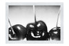 Cherry Burst - Monochrome Fine Art Print - Food Art Category