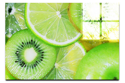 Citrus Kaleidoscope - Acrylic Print - Food Art Category