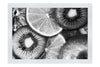 Citrus Kaleidoscope - Monochrome Fine Art Print - Food Art Category