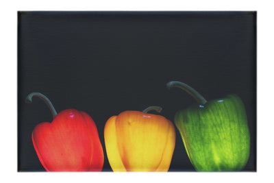 Coloured Peppers - Canvas Print - Food Art Category
