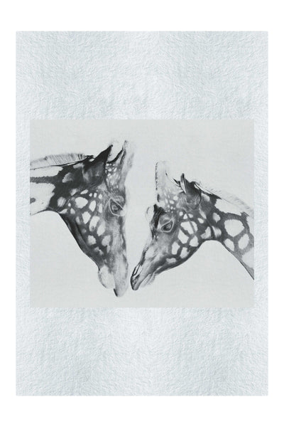 The Giraffes Kiss - Fine Art Print - Rare Edition Category
