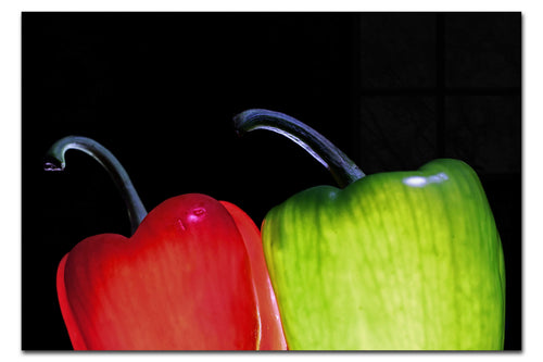 Capsicum Contrast - Acrylic Print - Food Art Category