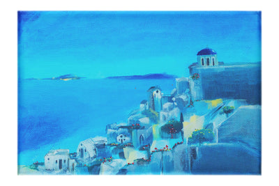 Santorini - LEDESMA Artwork - Canvas Print - Rare Edition Category