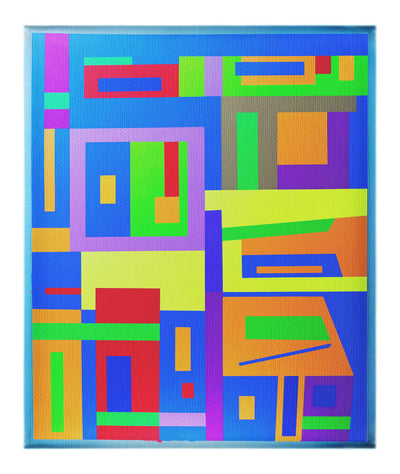 Modern Village: A Personal Geometry - LEDESMA Artwork - Canvas Print - Abstract Category