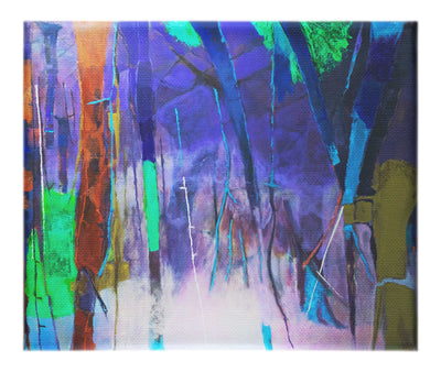 My grandfather's back yard - LEDESMA Artwork - Canvas Print - Abstract Category