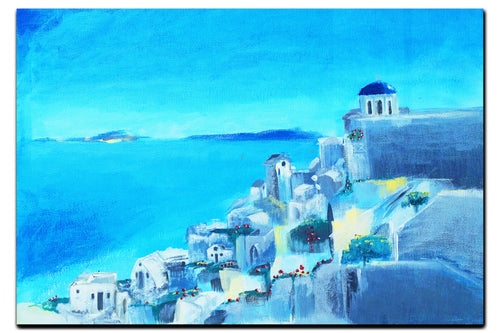 Santorini - LEDESMA Artwork - Acylic Print - Rare Edition Category