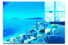 Santorini - LEDESMA Artwork - Acylic Print - Rare Edition Category