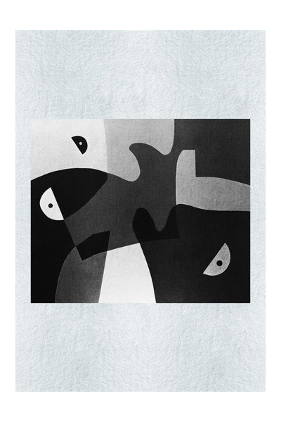Abstract Harmony - LEDESMA Artwork - Monochrome Fine Art Print - Abstract Category