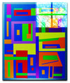 Modern Village: A Personal Geometry - LEDESMA Artwork - Acrylic Print - Abstract Category