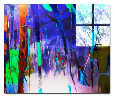 My grandfather's back yard - LEDESMA Artwork - Acrylic Print - Abstract Category