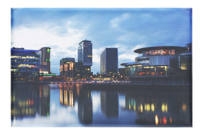 Media City Twilight - Canvas Print - Rare Edition Category
