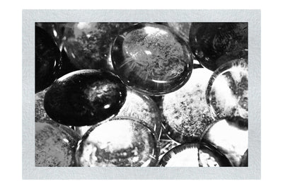 Mixed Colour Pebbles - Monochrome Fine Art Print - Creative Category