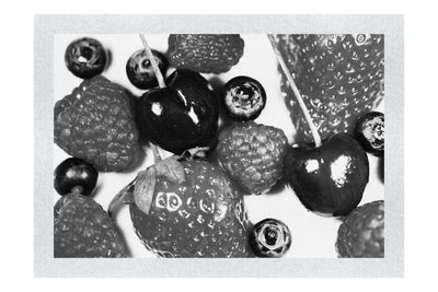 Mixed Fruits - Monochrome Fine Art Print - Food Art Category