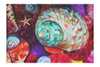 Turbinidae Shell & Beaded Asteroidea - Canvas Print - Aquatic Art Category