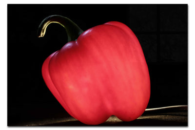 Crimson Capsicum - Acrylic Print - Food Art Category