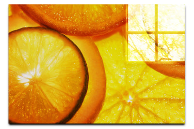 Citrus Crescents - Acrylic Print - Food Art Category