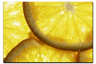 Citrus Sunburst: Orange Slice Symphony - Acrylic Print - Food Art Category