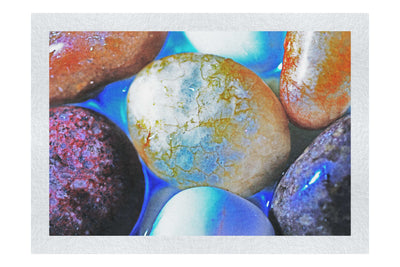 Aquatic Constellations: Pebbles in Blue - Fine Art Print - Creative Category