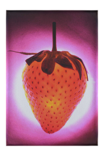 Strawberry Alight - Canvas Print - Food Art Category