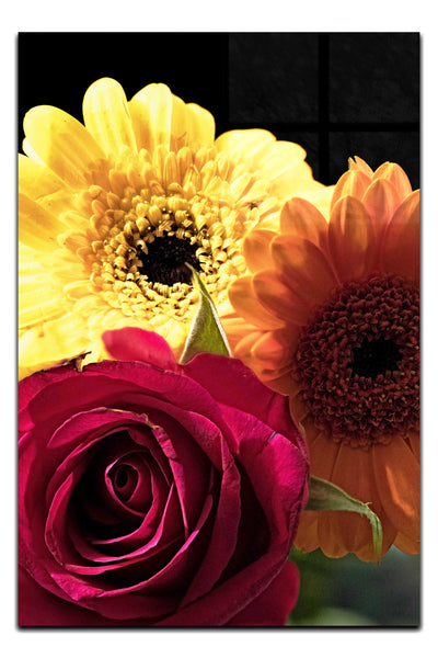 Floral Harmony - Acrylic Print - Flowers & Plants Category