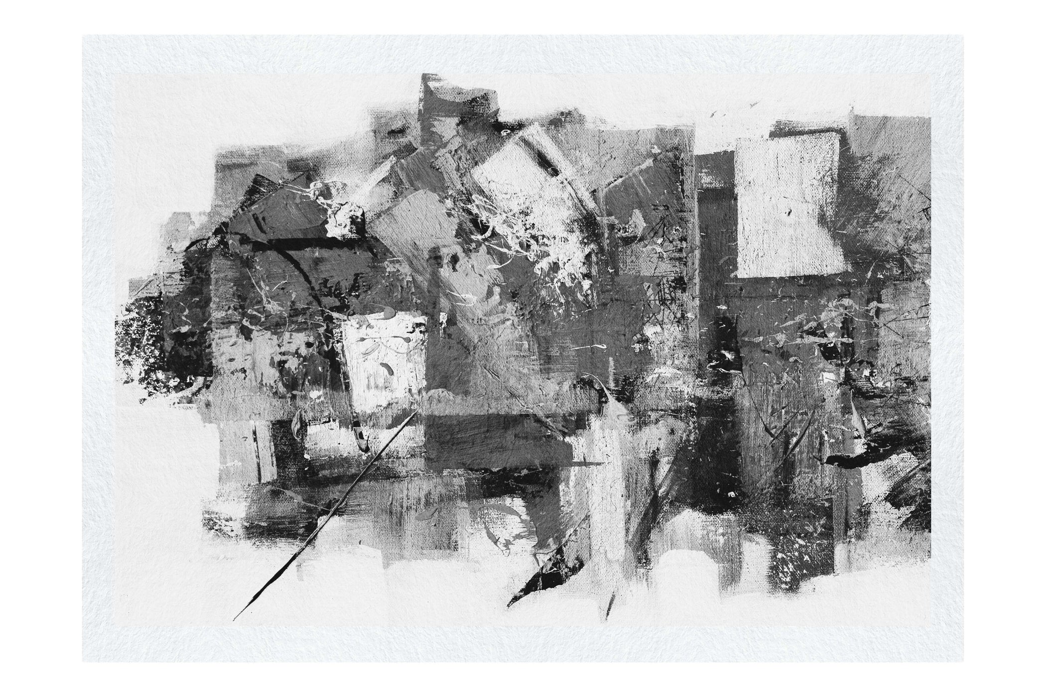 Viva! second edition- LEDESMA artwork - Monochrome Fine Art Print - Abstract Category