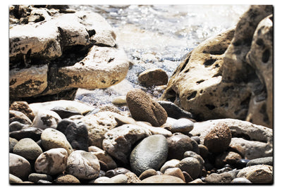 Wave On Pebbles - Acrylic Print - Rare Edition Category