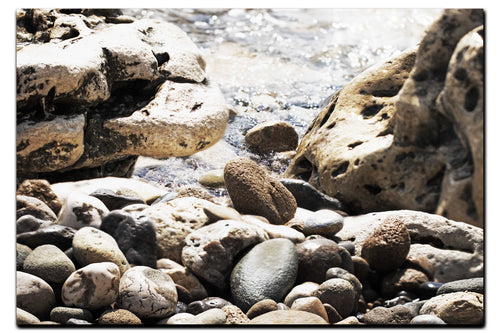 Wave On Pebbles - Acrylic Print - Rare Edition Category